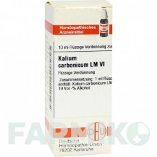 КАЛІУМ КАРБОНІКУМ (KALIUM CARBONICUM) LM VI розчин 10 мл - Гомеопатія DHU
