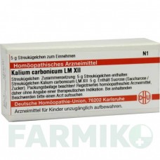 КАЛІУМ КАРБОНІКУМ (KALIUM CARBONICUM) LM XII глобули 5 г - Гомеопатія DHU