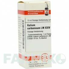 КАЛІУМ КАРБОНІКУМ (KALIUM CARBONICUM) LM XXIV розчин 10 мл - Гомеопатія DHU