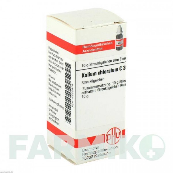 КАЛІУМ ХЛОРАТУМ (KALIUM CHLORATUM) C 30 глобули 10 г - Гомеопатія DHU