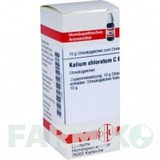 КАЛІУМ ХЛОРАТУМ (KALIUM CHLORATUM) C 6 глобули 10 г - Гомеопатія DHU