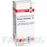 КАЛИУМ ХЛОРАТУМ (KALIUM CHLORATUM) D 10 глобули 10 г - Гомеопатия DHU