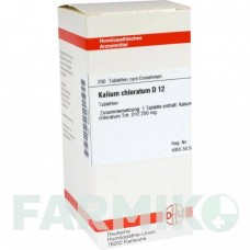 КАЛІУМ ХЛОРАТУМ (KALIUM CHLORATUM) D 12 таблетки 200 шт - Гомеопатія DHU