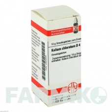 КАЛІУМ ХЛОРАТУМ (KALIUM CHLORATUM) D 4 глобули 10 г - Гомеопатія DHU