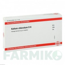 КАЛІУМ ХЛОРАТУМ (KALIUM CHLORATUM) D 6 ампули 8x1 мл - Гомеопатія DHU