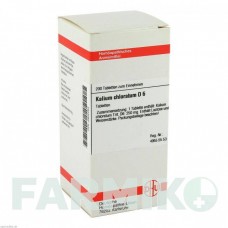 КАЛІУМ ХЛОРАТУМ (KALIUM CHLORATUM) D 6 таблетки 200 шт - Гомеопатія DHU