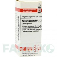 КАЛИУМ ЙОДАТУМ (KALIUM JODATUM) C 12 глобули 10 г - Гомеопатия DHU