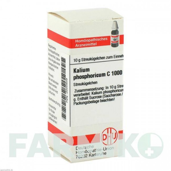 КАЛІУМ ФОСФОРИКУМ (KALIUM PHOSPHORICUM) C 1000 глобули 10 г - Гомеопатія DHU