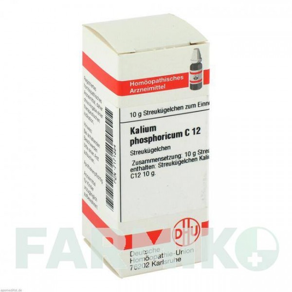 КАЛІУМ ФОСФОРИКУМ (KALIUM PHOSPHORICUM) C 12 глобули 10 г - Гомеопатія DHU