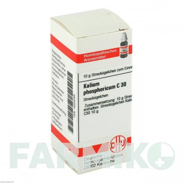 КАЛІУМ ФОСФОРИКУМ (KALIUM PHOSPHORICUM) C 30 глобули 10 г - Гомеопатія DHU