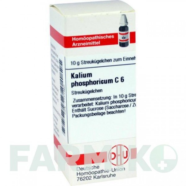 КАЛІУМ ФОСФОРИКУМ (KALIUM PHOSPHORICUM) C 6 глобули 10 г - Гомеопатія DHU