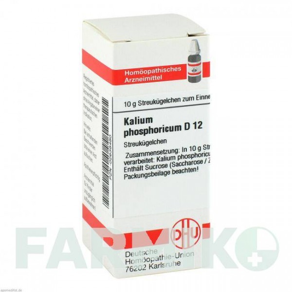 КАЛІУМ ФОСФОРИКУМ (KALIUM PHOSPHORICUM) D 12 глобули 10 г - Гомеопатія DHU