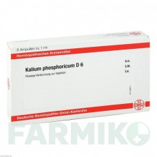 КАЛІУМ ФОСФОРИКУМ (KALIUM PHOSPHORICUM) D 6 ампули 8x1 мл - Гомеопатія DHU