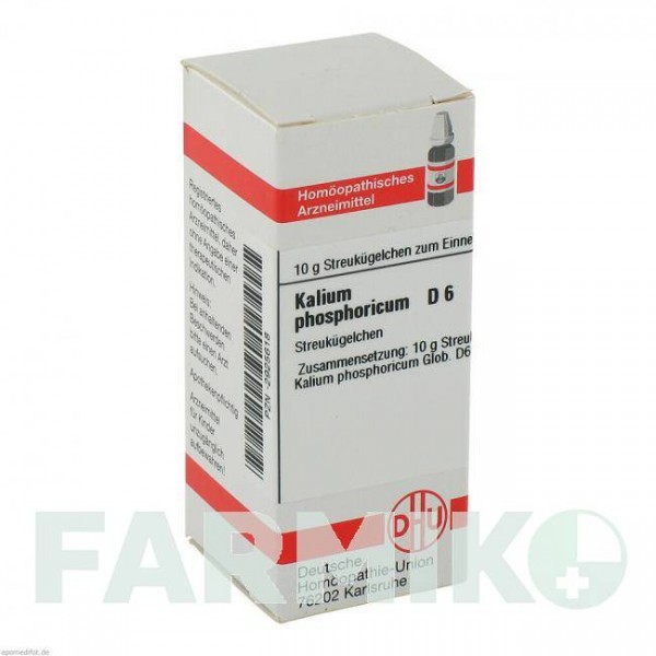 КАЛІУМ ФОСФОРИКУМ (KALIUM PHOSPHORICUM) D 6 глобули 10 г - Гомеопатія DHU