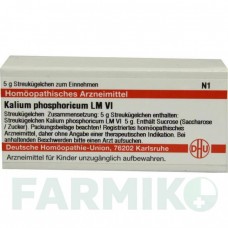 КАЛІУМ ФОСФОРИКУМ (KALIUM PHOSPHORICUM) LM VI глобули 5 г - Гомеопатія DHU