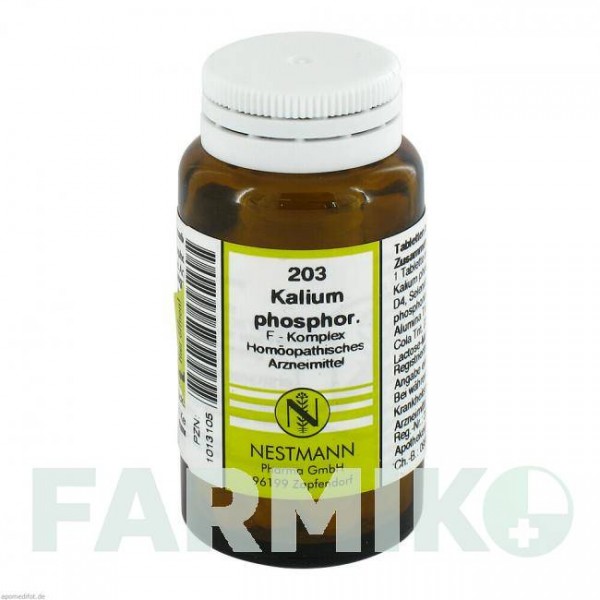 КАЛІУМ ФОСФОРИКУМ (KALIUM PHOSPHORICUM) таблетки 120 шт - Гомеопатія NESTMANN PHARMA