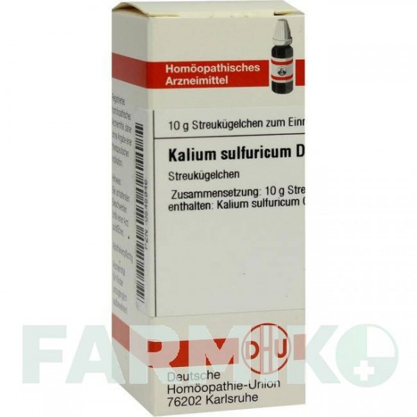 КАЛІУМ СУЛЬФУРИКУМ (KALIUM SULFURICUM) D 200 глобули 10 г - Гомеопатія DHU