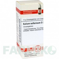 КАЛІУМ СУЛЬФУРИКУМ (KALIUM SULFURICUM) D 30 глобули 10 г - Гомеопатія DHU