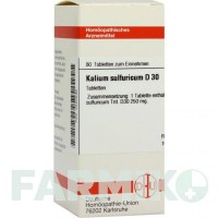 КАЛІУМ СУЛЬФУРИКУМ (KALIUM SULFURICUM) D 30 таблетки 80 шт - Гомеопатія DHU