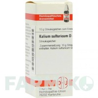 КАЛІУМ СУЛЬФУРИКУМ (KALIUM SULFURICUM) D 4 глобули 10 г - Гомеопатія DHU