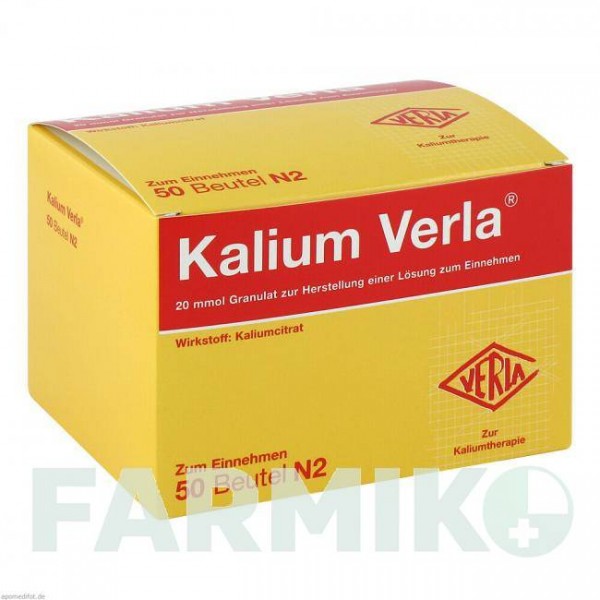 КАЛИУМ ВЕРЛА (KALIUM VERLA) гранулы 50 шт - Калия цитрат VERLA-PHARM