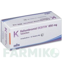 КАЛІУМБРОМІД ДЕСИТИН (KALIUMBROMID DESITIN) 850 мг таблетки 60 шт - Бромід калію DESITIN
