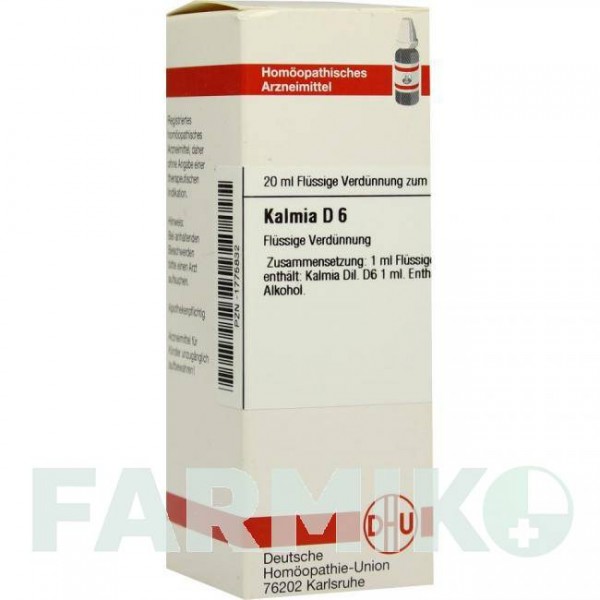 КАЛЬМІЯ (KALMIA) D 6 розчин 20 мл - Гомеопатія DHU