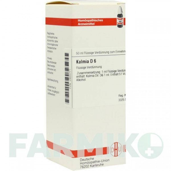 КАЛЬМІЯ (KALMIA) D 6 розчин 50 мл - Гомеопатія DHU