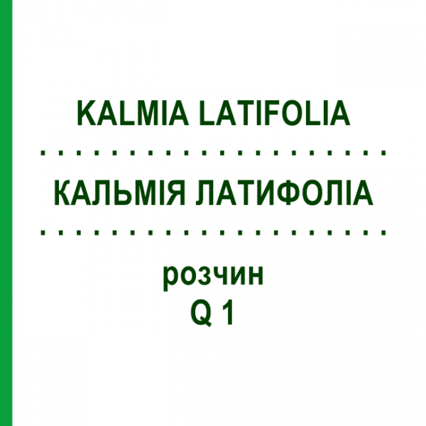 КАЛЬМІЯ ЛАТИФОЛІА (KALMIA LATIFOLIA) Q 1 розчин 15 мл - Гомеопатія GUDJONS