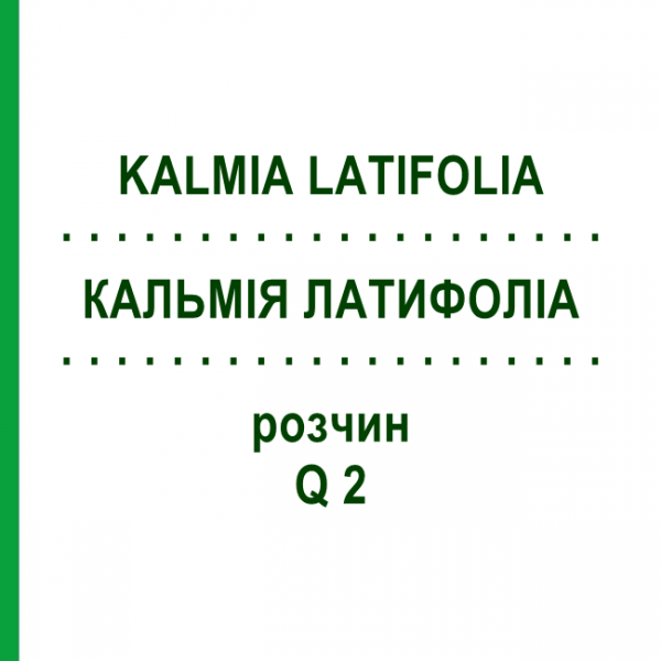 КАЛЬМІЯ ЛАТИФОЛІА (KALMIA LATIFOLIA) Q 2 розчин 15 мл - Гомеопатія GUDJONS