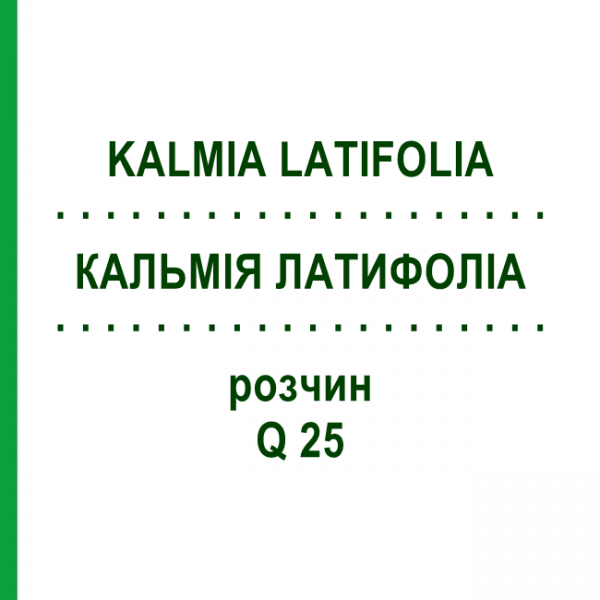 КАЛЬМІЯ ЛАТИФОЛІА (KALMIA LATIFOLIA) Q 25 розчин 15 мл - Гомеопатія GUDJONS