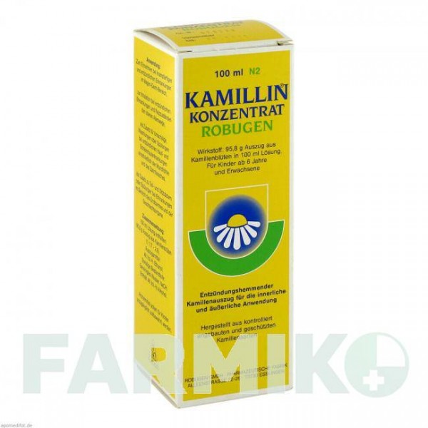 КАМИЛЛИН (KAMILLIN) раствор 100 мл - Цветы ромашки ROBUGEN