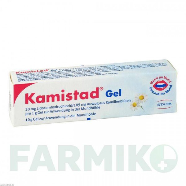 КАМІСТАД (KAMISTAD) гель 10 г - Лідокаїн, Інше STADA