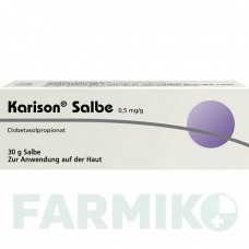 КАРИЗОН (KARISON) мазь 30 г - Клобетазол DERMAPHARM