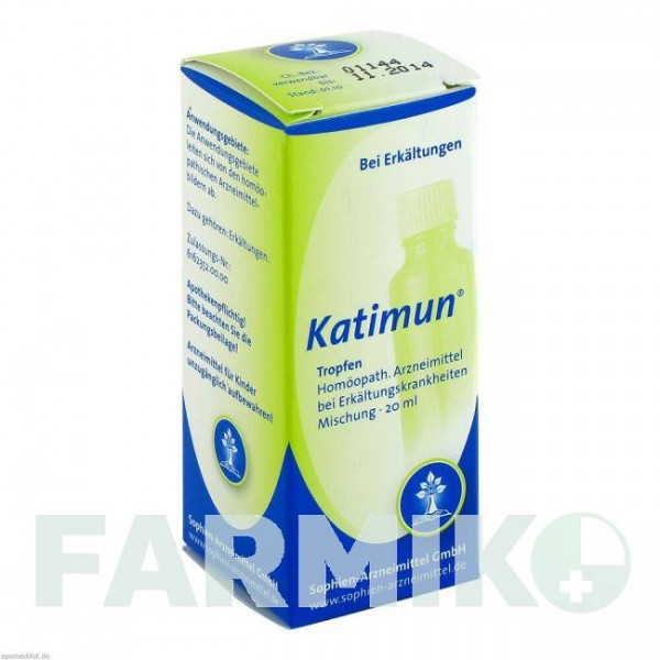 КАТИМУН (KATIMUN) капли 20 мл - Гомеопатия SOPHIEN