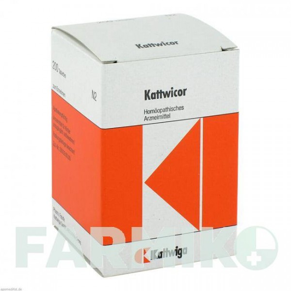 КАТТВІКОР (KATTWICOR) таблетки 200 шт - Гомеопатія KATTWIGA