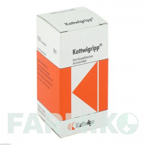 КАТТВИГРИПП (KATTWIGRIPP) таблетки 100 шт - Гомеопатия KATTWIGA