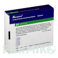 КЕНТЕРА (KENTERA) 3,9 мг/24 год пластир 8 шт - Оксибутинін EMRA-MED