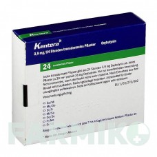 КЕНТЕРА (KENTERA) 3,9 мг/24 ч пластырь 8 шт - Оксибутинин EMRA-MED