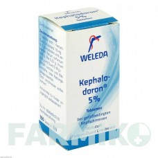 КЕФАЛОДОРОН (KEPHALODORON) 5% таблетки 100 шт - Гомеопатия WELEDA
