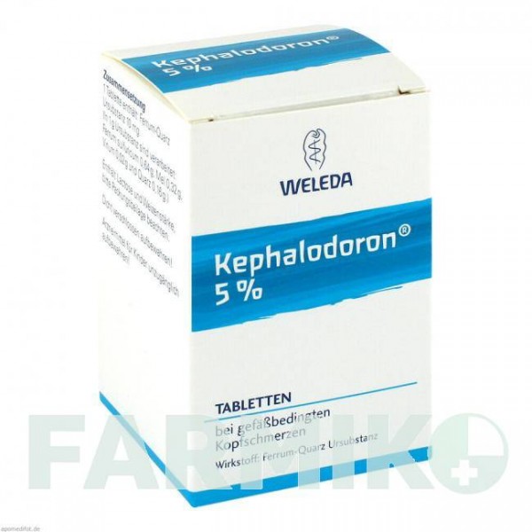 КЕФАЛОДОРОН (KEPHALODORON) 5% таблетки 250 шт - Гомеопатия WELEDA