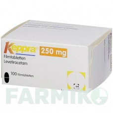 КЕППРА (KEPPRA) 250 мг таблетки 50 шт - Леветирацетам UCB PHARMA