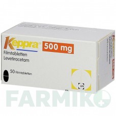 КЕППРА (KEPPRA) 500 мг таблетки 50 шт - Леветирацетам UCB PHARMA