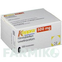 КЕППРА (KEPPRA) 500 мг таблетки 100 шт - Леветирацетам UCB PHARMA