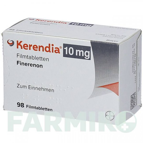 КЕРЕНДІА (KERENDIA) 10 мг таблетки 28 шт - Активні речовини BAYER