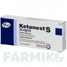 КЕТАНЕСТ (KETANEST) 25 мг/мл флакон 5x10 мл - Эскетамин PFIZER