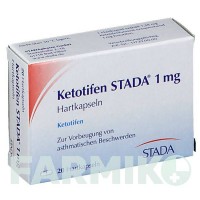 КЕТОТИФЕН (KETOTIFEN) 1 мг капсулы 20 шт - Кетотифен STADAPHARM