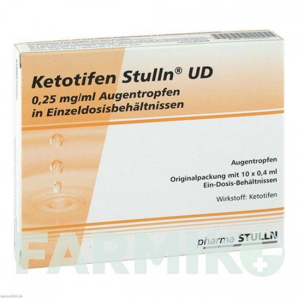 КЕТОТИФЕН (KETOTIFEN) пипетки 10x0,4 мл - Кетотифен PHARMA STULLN