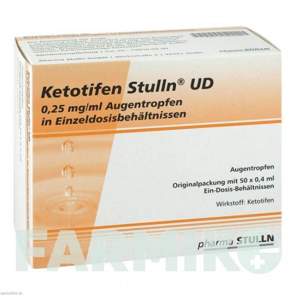 КЕТОТИФЕН (KETOTIFEN) пипетки 50x0,4 мл - Кетотифен PHARMA STULLN
