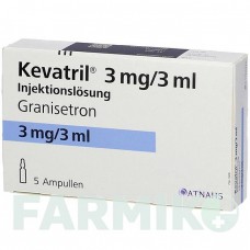 КЕВАТРИЛ (KEVATRIL) 3 мг/3 мл раствор 5 шт - Гранисетрон ATNAHS PHARMA